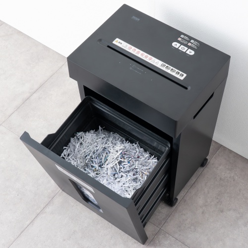 クロスカットシュレッダー（大容量30L・A3対応・最大13枚同時細断・4×40mm・CD/DVD対応・カード対応・情報漏洩対策）