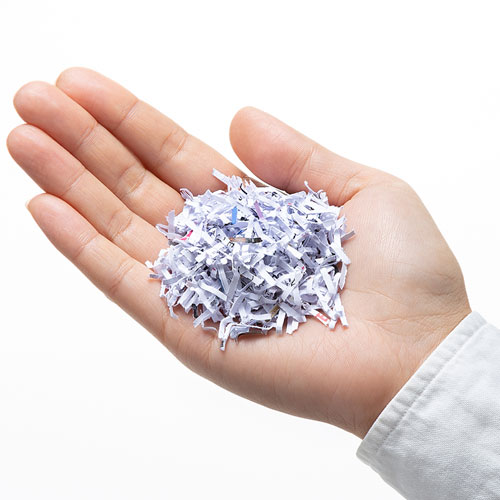 シュレッダー(電動・業務用・マイクロカット・A4・連続使用・クレジットカード・DVD・CD・ホッチキス対応） PSD-M4010 サンワサプライ