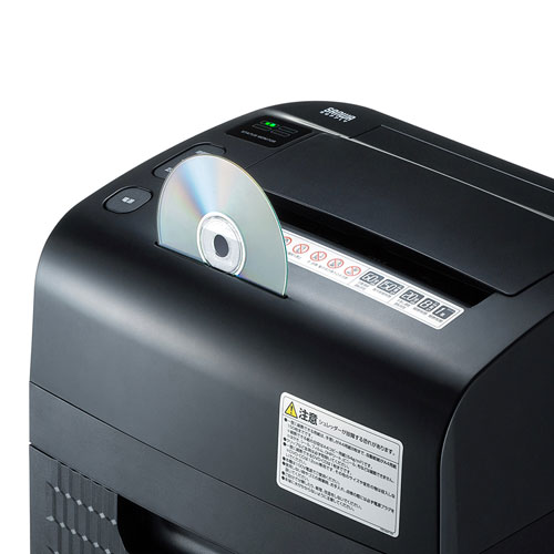 シュレッダー（業務用・電動・オートフィード・マイクロカット・A4・連続使用・DVD・CD対応・キャスター）PSD-MAF150 サンワサプライ