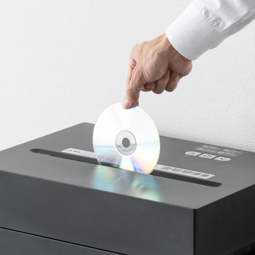 マイクロカットシュレッダー（大容量30L・A3対応・最大9枚同時細断・2×10mm・CD/DVD対応・カード対応・秘密情報漏洩対策）
