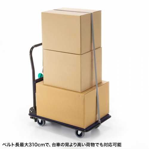 台車落下防止ベルト（台車専用・ステンレスばね・ベルト長3.1m）