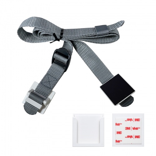 落下防止/棚落ち防止ベルト・ファイル落下防止・耐震グッズ・オープンラック向け・簡単取り付け・震度6強耐震試験済み・1m80cm）