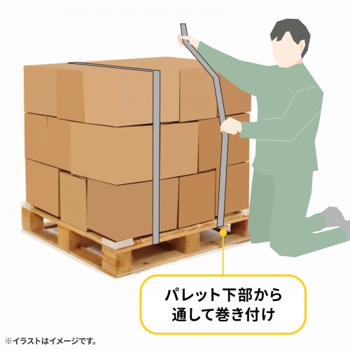 荷締めベルト（ラッシングベルト・落下防止ベルト・6m×2本入り・リンテック21製）