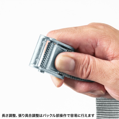 荷締めベルト（ラッシングベルト・落下防止ベルト・6m×2本入り・リンテック21製）