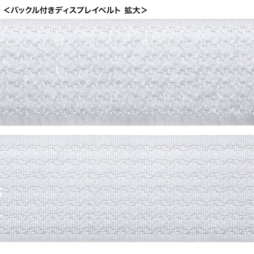 耐震グッズ（転倒防止アイテム・バックル付きディスプレイベルト幅25mm×長さ1200mm2本・マッシュファスナー25×35mm4個）