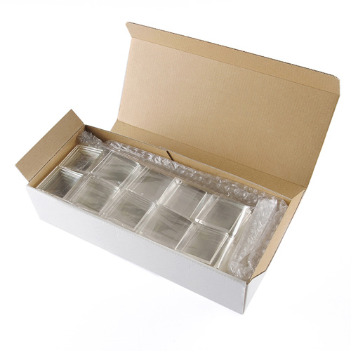 耐震マット(透明タイプ・100枚・中サイズ) サンワサプライ