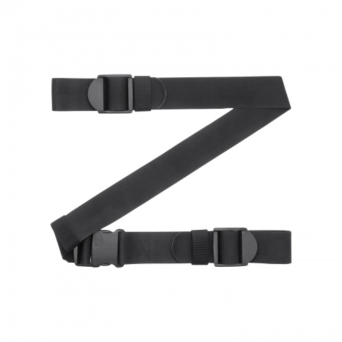 落下防止ベルト（落下ストッパー・オープン棚向け・巻き付け簡単設計・滑り止め加工・90cm・ブラック）