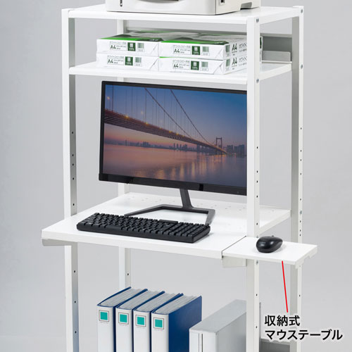 パソコンラック（RoHS10対応・W650×D610mm） RAC-505 サンワサプライ