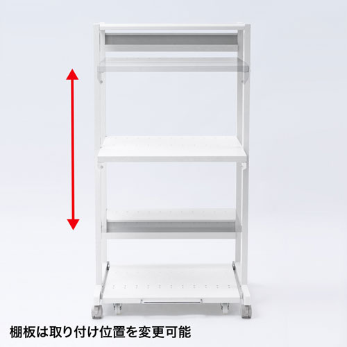 レーザープリンタ収納ラック（W650×D610mm・RoHS10対応） RAC-506 サンワサプライ