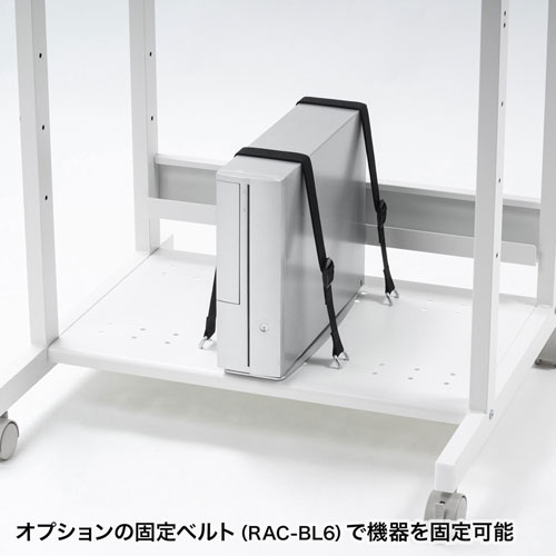 パソコンラック（キーボードスライダー付き・RoHS10対応・W650×D610mm） RAC-507