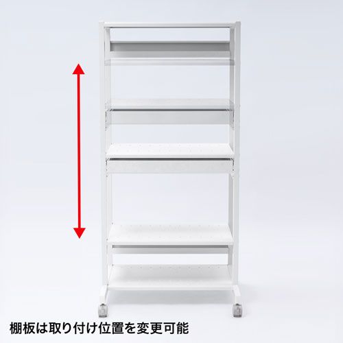 パソコンラック（キーボードスライダー付き・RoHS10対応・W650×D610mm） RAC-507