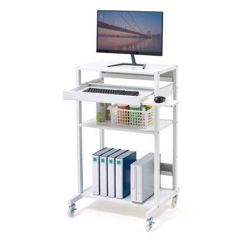 パソコンラック（RoHS10対応・ハイスタンド・W650×D610mm） RAC-508