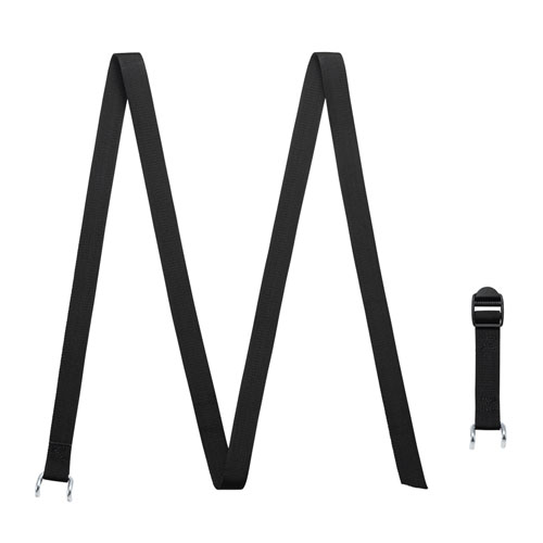 固定ベルト（機器固定用・2本セット・ナイロン・ブラック）