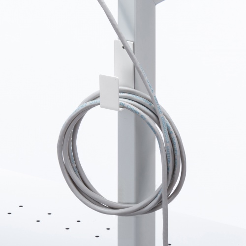 ケーブルフック（マグネット貼り付け・耐荷重2kg・スチール製・2個セット・ホワイト） RAC-CF3TW サンワサプライ