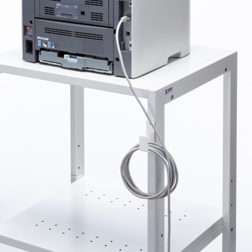 ケーブルフック（マグネット貼り付け・耐荷重2kg・スチール製・2個セット・ホワイト） RAC-CF3TW サンワサプライ