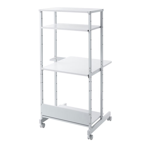 パソコンラック（ラック・コンパクト・マウステーブル付き・即納・短納期・在庫常備） RAC-EC12N2 サンワサプライ