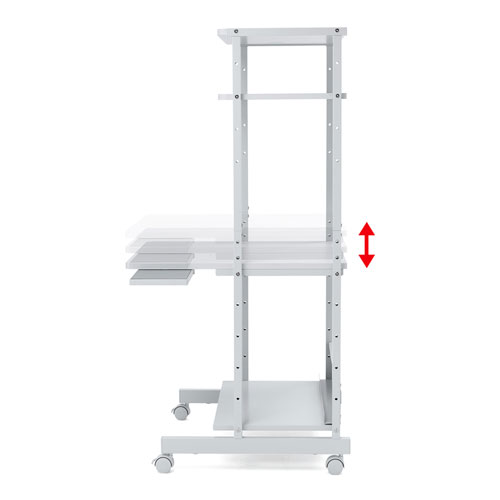 パソコンラック（ラック・コンパクト・マウステーブル付き・即納・短納期・在庫常備） RAC-EC12N2 サンワサプライ