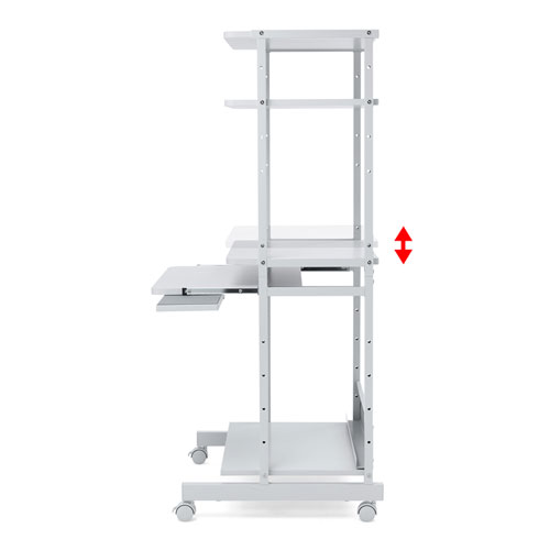 パソコンラック（ラック・コンパクト・W650×D600×H1450mm・キーボードスライダー・マウステーブル付き） RAC-EC14N2 サンワサプライ