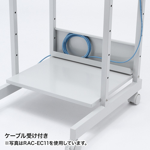 パソコンラック（W750×D725×H1120～1270mm・マウステーブル付き） RAC-EC18N サンワサプライ