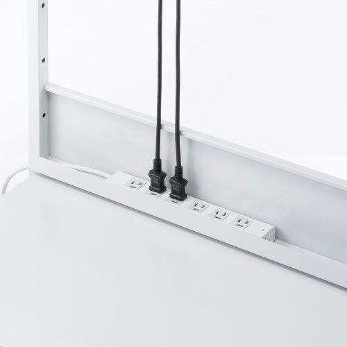 パソコンラック（チルト天板・5段階角度調整・幅65×奥行60×高さ140cm・キャスター付き）