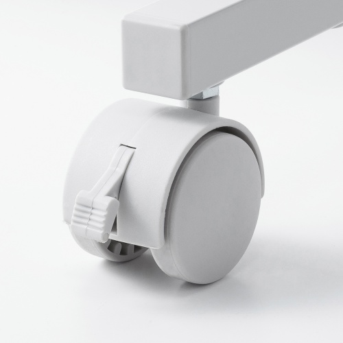 パソコンラック（チルト天板・5段階角度調整・幅65×奥行60×高さ140cm・キャスター付き）