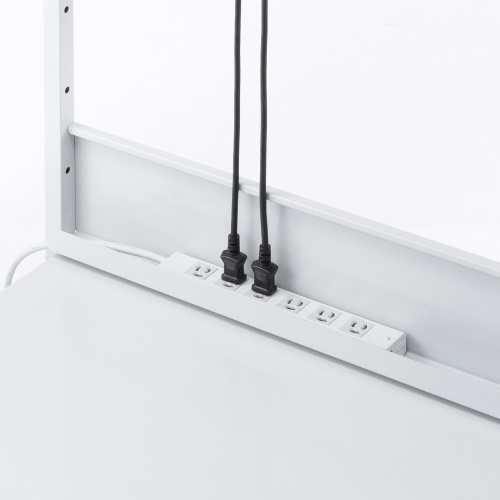 パソコンラック（チルト天板・5段階角度調整・幅80×D60×H140cm・キャスター付き）