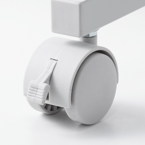 パソコンラック（チルト天板・5段階角度調整・幅80×D60×H140cm・キャスター付き）