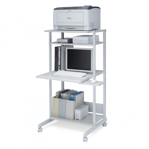 【アウトレット･訳あり・セール】パソコンラック（収納・スチール製・H1338mm） RAC-EC2SN2 サンワサプライ