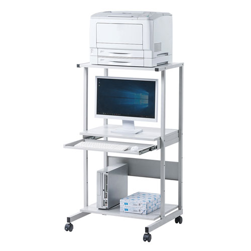 パソコンラック（キーボードスライダー付き・即納・短納期・在庫常備） RAC-EC74 サンワサプライ