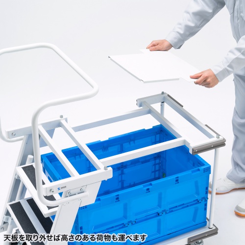 ステップ付きピッキングカート　RAC-FA7