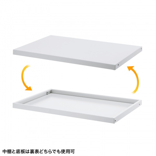 マルチカート（プリンタカート・プリンタ台・作業台・移動式ワゴン・バッテリー・計測機器・大型キャスター・幅64×奥行き45×高さ98.3cm） RAC-FA8 サンワサプライ