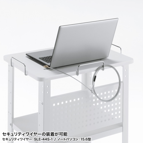 マルチカート（プリンタカート・プリンタ台・作業台・移動式ワゴン・バッテリー・計測機器・大型キャスター・幅64×奥行き45×高さ98.3cm） RAC-FA8 サンワサプライ