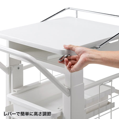 カンチ式昇降カルテカート　RAC-HP105W