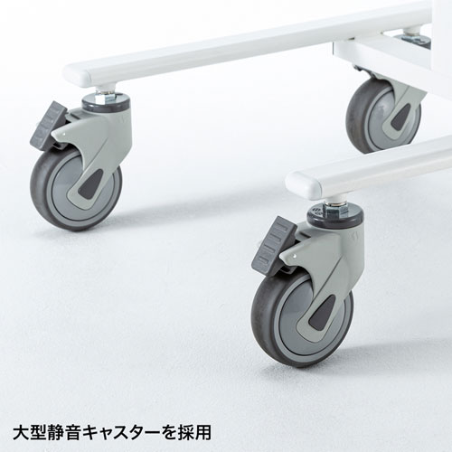 ナースカート（SIAA認証・抗ウイルス仕様・カルテカート）RAC-HP17　サンワサプライ