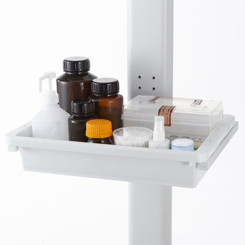 ナースカート（SIAA認証・抗ウイルス仕様・カルテカート）RAC-HP17　サンワサプライ