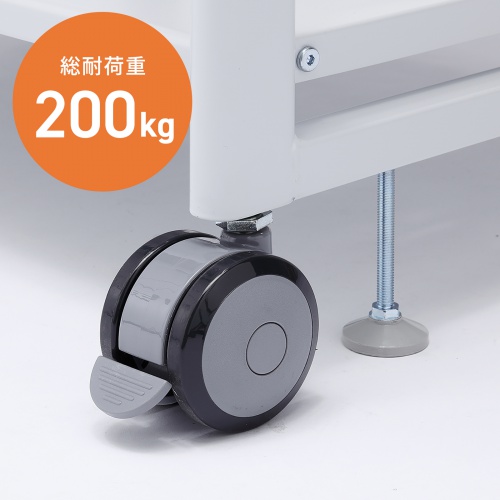 パソコンラック（SOHOラック・ラック・デスク・オフィス向け・W638×H1330mm・Middleタイプ） RAC-S600M サンワサプライ