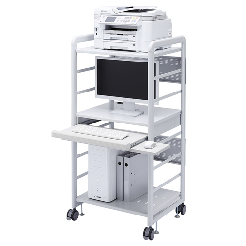 パソコンラック（SOHOラック・ラック・デスク・オフィス向け・W638×H1330mm・Middleタイプ） RAC-S600M サンワサプライ