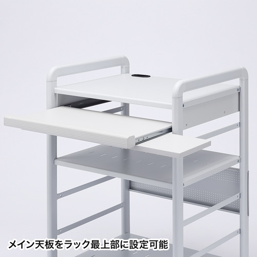 パソコンラック（SOHOラック・ラック・デスク・オフィス向け・W638×H1330mm・Middleタイプ） RAC-S600M サンワサプライ