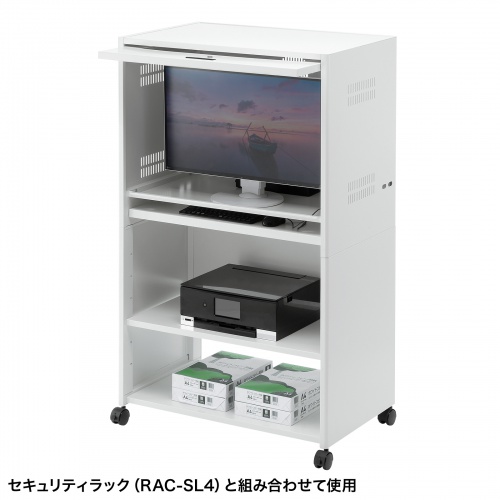 RAC-SL4用スタンド（セキュリティラック・キャスター付） RAC-SL4STN サンワサプライ