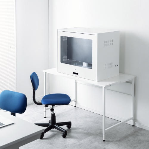 セキュリティラック（鍵付・ラック・PCラック・盗難防止・イタズラ防止・大・幅80cm・高さ64cm） RAC-SL4 サンワサプライ