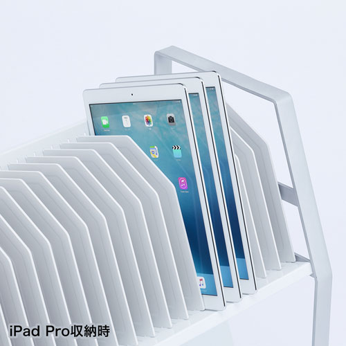 タブレットワゴン（1段・20台収納）RAC-TABWG1N