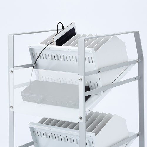 タブレットワゴン（2段・20台収納）