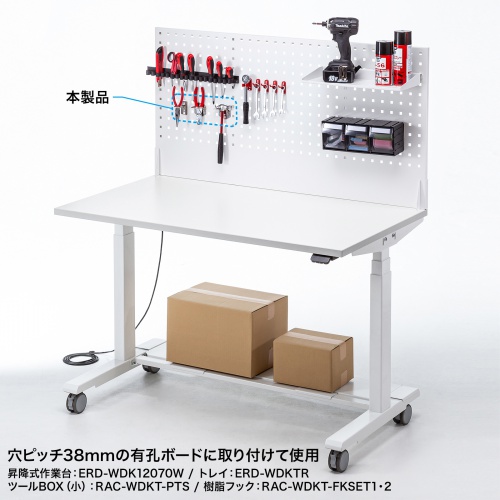 スチール製フック（6種・12個入り・ERD-WDK12070W・RAC-WDKT15077W用） RAC-WDKT-FKSET2 サンワサプライ