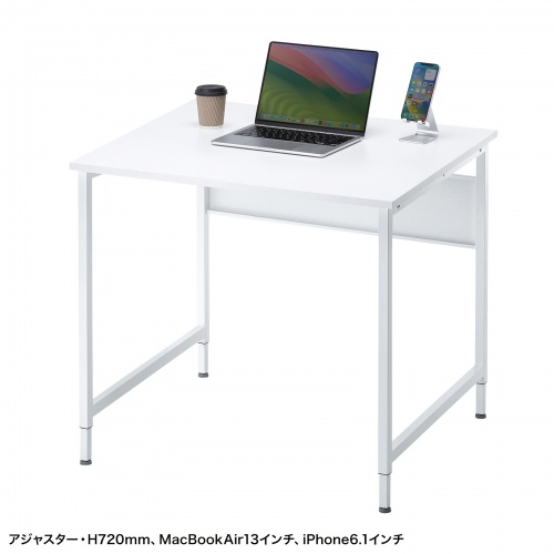パソコンデスク（W800・ホワイト・フレキシブルデスク・オフィスデスク） SH-FX0870W サンワサプライ