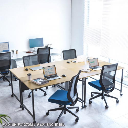 オフィスデスク（W900・木目・フレキシブルデスク・オフィスデスク） SH-FX0970M サンワサプライ