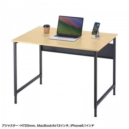 パソコンデスク（W1000・木目・オフィスデスク・フレキシブルデスク） SH-FX1070M サンワサプライ