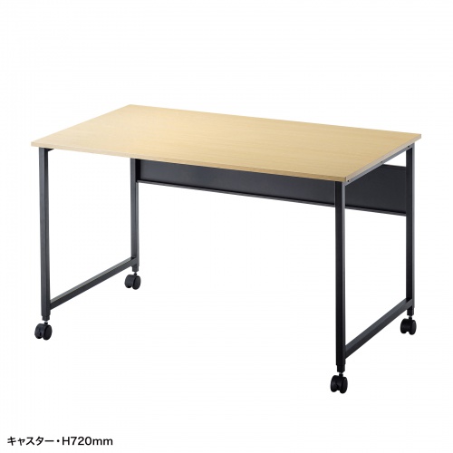 パソコンデスク（W1200・木目・シンプルデスク・オフィスデスク・フレキシブルデスク） SH-FX1270M サンワサプライ
