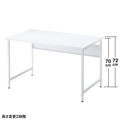 パソコンデスク（W1200・ホワイト・オフィスデスク・フレキシブルデスク・シンプルデスク） SH-FX1270W サンワサプライ