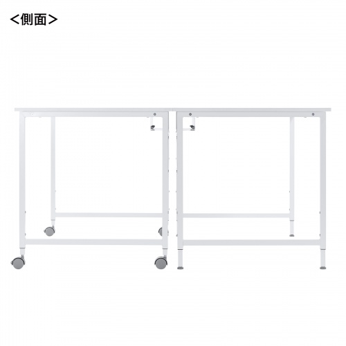 パソコンデスク（W1200・ホワイト・オフィスデスク・フレキシブルデスク・シンプルデスク） SH-FX1270W サンワサプライ