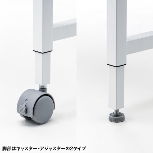 パソコンデスク（W1800・ホワイト・オフィスデスク・シンプルデスク・フレキシブルデスク） SH-FX1870W サンワサプライ